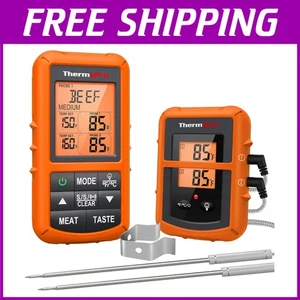 Digital Cooking Food Thermometer Wireless BBQ Grill - Picture 1 of 11