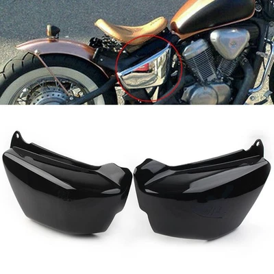 2x Cubierta de carenado lateral de batería negra para Honda Magna VF 750 VF750C 1994-2004 CT Foto 1 de 4