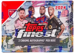 2024 TOPPS FINEST MLS SOCCER HOBBY BOX NEW FACTORY SEALED - Picture 1 of 2