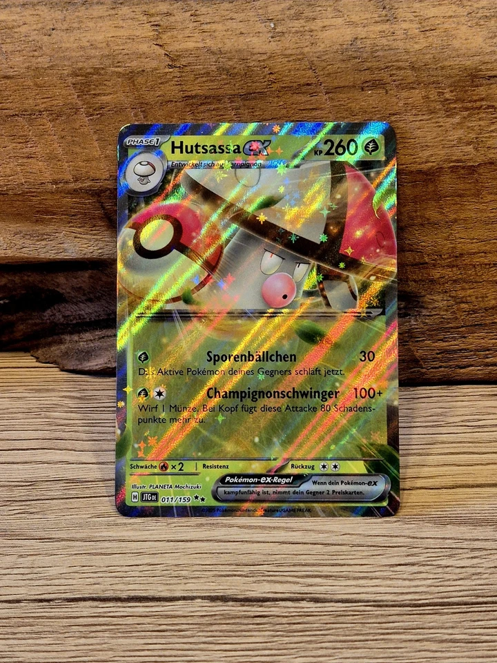 Hutsassa ex 011/159 Reisegefährten  Pokemon Karte Boosterfrisch NM - Bild 1 von 1