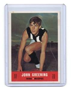 Scanlens 1969 (sin explotar) troquelado Collingwood - John Greening - Imagen 1 de 2