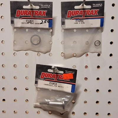 Duratrax Torq .16 Nitro Engine ~ 3 Item Parts Lot ~ Crankshaft, Gasket, O-Ring - Image 1 of 4