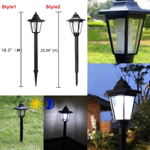 Solar Pathway Lights Outdoor Bright LED Garden Walkway Floor Light Waterproof - Picture 1 of 8