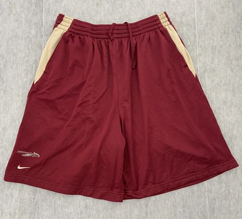 Nike Team Florida State Seminole FSU Basketball Lined Adult Shorts Mens Size XL Cover