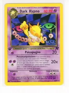 ~ITA~ ITALIAN 1st Edition Dark Hypno 26/82 NON-HOLO Pokemon Card (LB2) - Picture 1 of 2