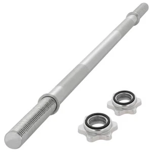 MAXXIVA Hantelstange 120 cm silber Langhantel Sternverschluss Gewichtsstange - Bild 1 von 7