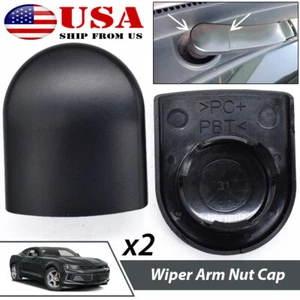 2x Car Wiper Arm Nut Cover Caps Front Windshield For Chevrolet GMC OE#22793593 - Picture 1 of 6