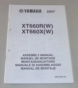 Instrucciones de Montaje / Kit Up Manual Yamaha XT 660 R/X (W) Stand 2007 - Imagen 1 de 1
