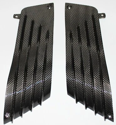 2006-11 Kawasaki Ninja ZX-14 ZZR1400 Large Upper Side Panels - 100% Carbon Fiber - Image 1 of 4