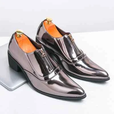  Zapatos de Boda Hombres Oxfords Para hombres Zapatos Formales Tacones Negocios Mocasines Masculinos Foto 1 de 4