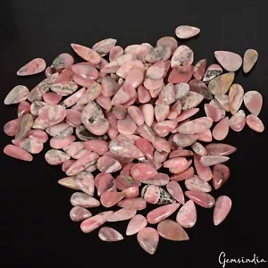 167 Pc Natural Rhodochrosite Pear Cabochon Loose 10-24mm Gemstones Lot ~ 1000 Ct - Picture 1 of 7