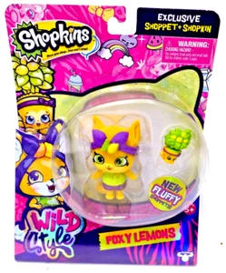 New! Shopkins Wild Style Foxy Lemons Shoppet and Leona Lemon Tree  DOLL - Picture 1 of 4