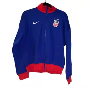 Nike Men's USMNT Strike Jacket Size S Blue Red USA Men's National Team Soccer - Picture 1 of 8
