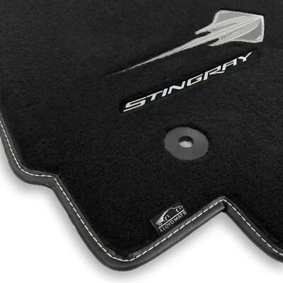 Alfombrillas Lloyd Mats Corvette C7 2014-19, 2 piezas, Stingray + Stingray Word Foto 1 de 4