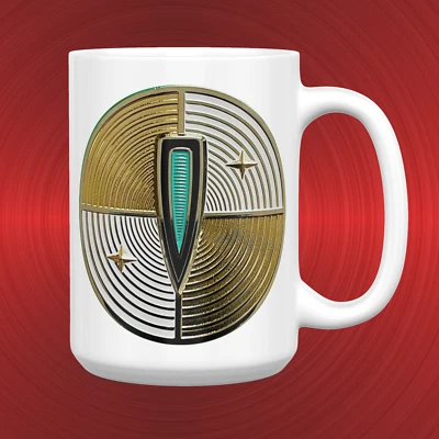 Insignia emblema logotipo insignia parrilla Ford Edsel vintage grande 15 oz. TAZA DE CERÁMICA Foto 1 de 4