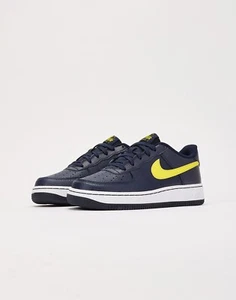 Nike Grade-School Air Force 1 (GS) Navy / Yellow (DV7762 400) SIZE 5Y NEW - Picture 1 of 6
