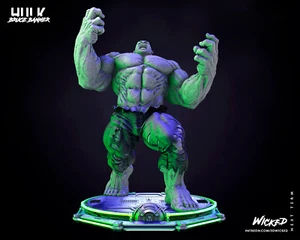 Hulk 2023 (Fan Art) Skulptur - 6 oder 12 Maßstab (440 mm oder 220 mm) - 3D-Druck - Bild 1 von 24