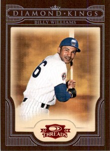 2008 Donruss Threads Diamond Kings Framed Red #34 Billy Williams /100