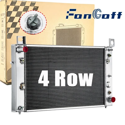 4 Row Aluminum Radiator For 1999-2013 Chevy Silverado GMC Sierra 1500 2500 5.3L - Image 1 of 4