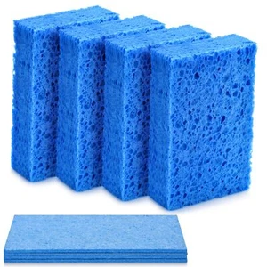 4PCS Compressed Kitchen Sponges Pack for Household Use, Zero Scratch Scrub Dish - Picture 1 of 7