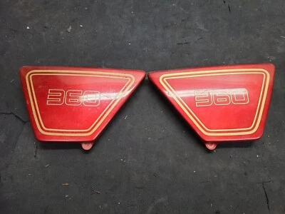 1977 Yamaha XS 360 XS360 Left & Right Side Cover Set - Image 1 of 4