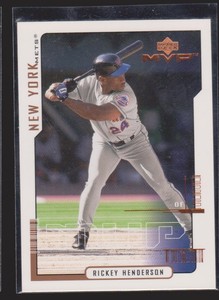 Rickey Henderson Cards Inserts Vintage Premium Collection LOOK
