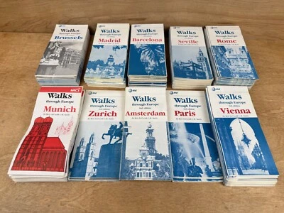 Lot 160 Vintage map PARIS Walks through Europe 1994 AT&T - Image 1 of 4