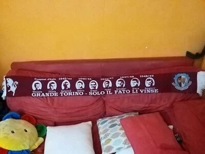 Rarissima sciarpa Grande Torino Memoria storica Granata i caduti di Superga - Foto 1 di 12