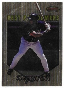 TONY GWYNN 1999 Bowman's Best Baseball Best Performers # 98 San Diego NM - MT