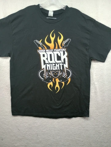 Lehigh Valley Phantoms Vintage T-shirt Unisex Rock Night Double Sided Print SZXL Cover