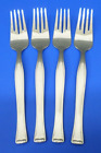 4 - Romulo Ruffini & Cia GAMUZA Outlined Scrolls Stainless Flatware SALAD FORKS