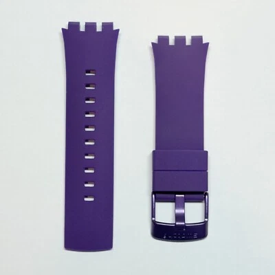 Bracelet Montre Silicone Original Swatch Touch Violet SURV100 - Photo 1/2