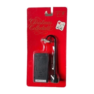 New Trim A Home Christmas Village Miniature Battery Powered Street Light Vintage - Picture 1 of 2