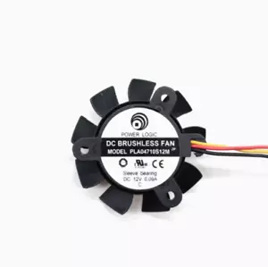 New Power Logic PLA04710S12M graphics card cooling fan DC12V 0.09A 3-Pin 36mm - Picture 1 of 3