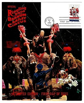 1309 5c Stamp (1966) 'OFFICIAL' RBBB CIRCUS FDC FROM FLEETWOOD CACHETS !!! - Image 1 of 2