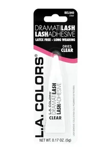 L.A COLORS DRAMATILASH LASH ADHESIVE LATEX FREE LONG WEARING DRIES CLEAR 0.17 oz - Picture 1 of 2