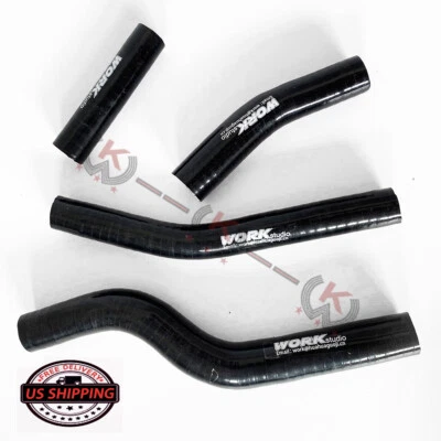 Manguera de silicona negra para Honda 2004-2017 CRF250R CRF250X 2005 2006 2007 2008 2009 Foto 1 de 4