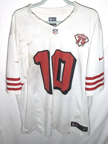 NIKE JIMMY GAROPPOLO SAN FRANCISCO 49ERS ON FIELD JERSEY MENS XXL white players Cover
