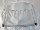 Mercedes w126 Front Seat gray Cover leather pocket 560sel 420sel left right