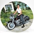 "Elvis On His Harley" Looking at a Legend Elvis Presley Delphi plaque COA