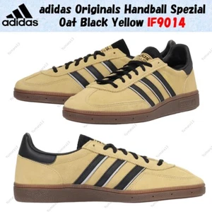 adidas Originals Handball Spezial Oat Black Yellow IF9014 Men's Size - Picture 1 of 9