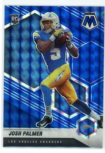 2021 Panini Mosaic Josh Palmer Blue Prizm Rookie /99 WR # 329 - Bild 1 von 2