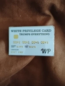 W. Privilege Cards | Novelty Joke Cards | MAGA Trumps Everything NEW - Picture 1 of 3