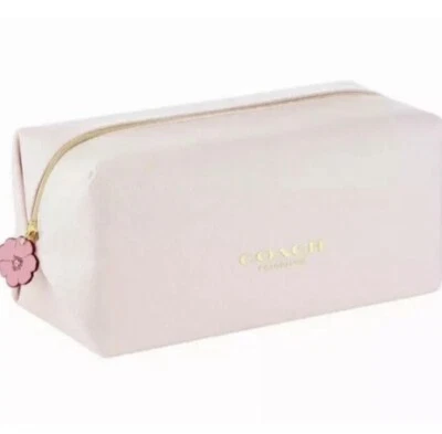 Bolso de maquillaje Coach rosa para mujer Foto 1 de 4