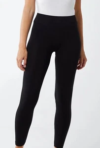 Neue schwarze Basic Stretch Legging Hose und Leggings für Damen - Bild 1 von 3