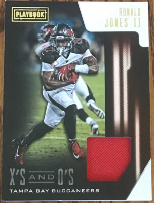 2018 Panini Playbook X’s & O’s Jerseys Ronald Jones II #10 Tampa Bay Buccaneers - Image 1 of 2