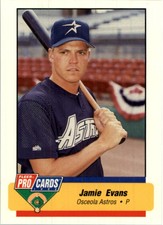 1994 Osceola Astros Fleer/ProCards #1130 Jamie Evans