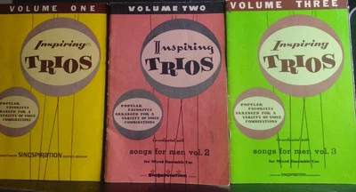 Vintage Inspiring Trios Lot Of 3 Singspiration Vol 1, 2 & 3 Christian Very Good  - Image 1 of 4