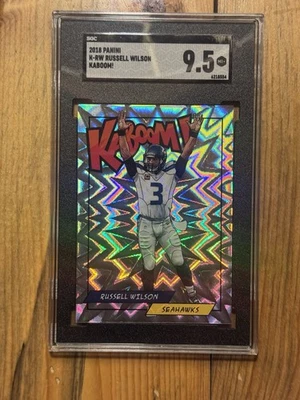 2018 Panini Kaboom Russell Wilson #K-RW Gem Mint SSP Seahawks - Image 1 of 3