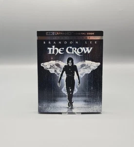 Paramount The Crow 4k Ultra HD Blu Ray Brand New Sealed Brandon Lee Slipcover - Picture 1 of 8